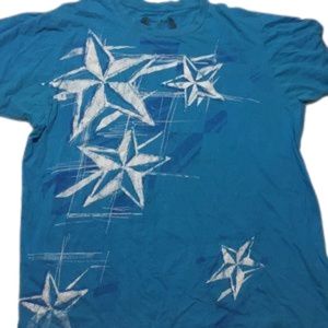 Carbon blue graphic tee